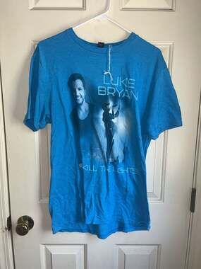 Luke Bryan Kill The Lights Tour T-Shirt Size Large
